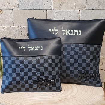 כיסוי שחור אפור LV יברכך